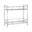 Stainless Steel 2-Tier Kitchen Rack and Organizer Spice Rack for Kitchen, Container Organizer, Utensils Dishes Spices Jar Holder Cup Glass, Dish Rack, 2 Layer Rack