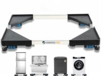 Stainless Steel Premium Heavy Duty Adjustable 24 Wheel Stand/Suitable for Front & Top Load Washing Machine/Refrigerator,Fridge/Dishwasher/Load Upto 510 KG Washing Machine 6/7/8/9/10 kg