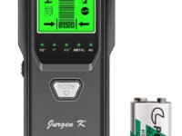 Stud Finder Wall Scanner, 5 in 1 Multifunction Stud Locator with Upgraded Smart Sensor, HD LCD Display and Audio Alarm for The Center and Edge of Metal, Studs, AC Wire, and Pipe Detection