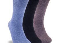 Supersox Winter Thermal Regular Length Socks for Men, Made with Thermal Control Technology & Extra Cushioning For a Warmth & Cozy Feel, Ideal For Winter Wear (Pack Of 3)