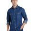 Symbol Premium Men's Casual Cotton Denim Shirt (Regular Fit)