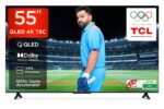 TCL 139 cm (55 inches) 4K UHD Smart QLED Google TV 55T6C