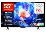 TCL 139 cm (55 inches) 4K Ultra HD Smart QLED Google TV 55P71K