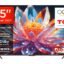 TCL 189 cm (75 inches) 4K Ultra HD Smart QLED Google TV 75T8C