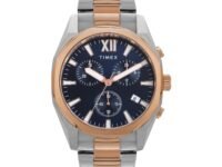 TIMEX Analog Watch for Men Available in Multicolor Dial & Gold Stainless Steel Bracelet Band - Water Resistant Wrist Watches