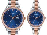 TIMEX Analog Watch for Pair with Round Dial & Water Resistant Couple's Wrist Watches