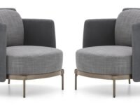 T&T Co. Luxury Imperia Collection Lounge Chair Armchair Royal Stylish Single Seater Gold Meta Legs Accent Chair Living Room Bedroom (Pattern 04, Set of 2 Chairs)