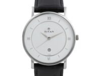 Titan Analog White Dial Unisex Watch-NM9162SL04 / NL9162SL04