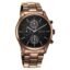 Titan Neo Splash Quartz Multifunction Black Dial Metallic Brown Stainless Steel Strap Watch for Men - NT1805QM04