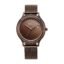 Titan Purple Glam It Up Quartz Analog with Date Brown Dial Brown Stainless Steel Strap Watch for Women - NT2634QM01