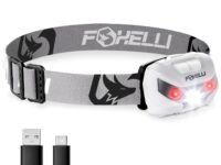 USB Rechargeable Headlamp Flashlight - Super Bright & Lightweight Head Lamp, Perfect for Running, Camping & Work, Up to 30 Hours on a Single Charge