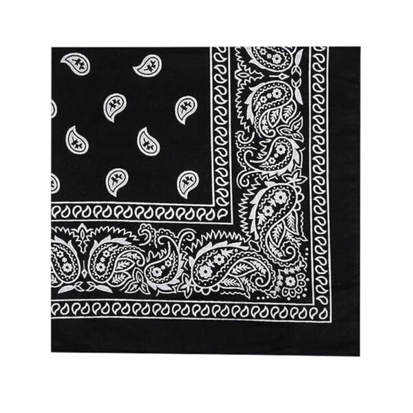 Unisex Soft Breathable Cotton Paisley Printed Cowboy Bandanas,Headband,Scarf (50CM X 50CM)