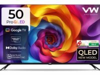 VW 127 cm (50 inches) Pro Series 4K Ultra HD Smart QLED Google TV VW50GQ1