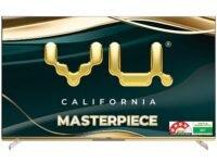 Vu 164cm (65 inches) Masterpiece Frame Series 4K QLED TV 65MASTERPIECE (Armani Gold)