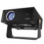 WZATCO Yuva Blaze, Android 13, Smart Home Projector 4k Ultra HD, Native 1080P Fully Automatic, 1000 ANSI Lumens, HDMI ARC, WiFi 6 & BT, Screen Mirroring, Portable Room Cinema, 270° Rotate, Black