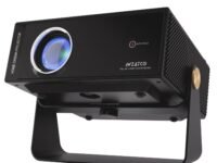 WZATCO Yuva Blaze, Android 13, Smart Home Projector 4k Ultra HD, Native 1080P Fully Automatic, 1000 ANSI Lumens, HDMI ARC, WiFi 6 & BT, Screen Mirroring, Portable Room Cinema, 270° Rotate, Black