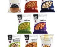Wonderland Foods 800g (100g X 8) Dry Fruits Combo Pack of 8 | Jumbo Pistachios, NP Almond, W320 Cashew, Black & Golden Raisins, Anjeer, Walnut Kernel, Dried Apricot 100g Each