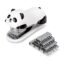 ZIBUYU® Cute Panda Stapler Set with 1000 Staples & Built-in Remover, Mini Animal Shaped Office & School Stapler Fun Panda Gift for Students & Professionals