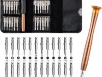 Zaptec 25 in 1 Precision Small Magnetic Screwdriver Set Multi Pocket Repair Tool Kit for Mobile, Laptop, Electronics, iPad, Mackbook, Watch