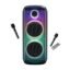 Zebronics 160W Party DJ Speaker, Upto 3.5h Playback, Dual Mic, Karaoke, 2X Full-Range 25.4cm Driver, TWS, 4EQ Modes, 6.3mm Dual Mic & a Guitar in, BT, USB, AUX, RGB, LED Display (Party Fyre 510)