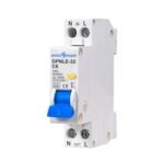 amiciSmart 6A Single Module Circuit Breaker with Over Current, Short-Circuit and Leakage Protection, Shock Proof, 220VAC
