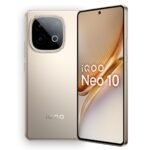 iQOO Neo 10 (Titanium Chrome, 8GB RAM, 256GB Storage) | Snapdragon 8s Gen 4 Processor & SuperComputing Chip Q1 | 7000 mAh Battery | Segment’s Highest 144 FPS Gaming Smartphone