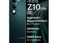 iQOO Z10 Lite 5G (Cyber Green, 4GB RAM, 128GB Storage) | 6000 mAh Battery | Dimensity 6300 5G Processor with 433K+* AnTuTu Score | IP64 Rated & Military Grade Shock-Resistance