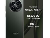 realme NARZO N65 5G (Deep Green 6GB RAM, 128GB Storage) India's 1st D6300 5G Chipset | Ultra Slim Design | 120Hz Eye Comfort Display | 50MP AI Camera| Charger in The Box