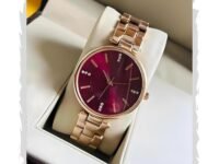 styledose Women Analogue Wrist Watches for Women's & Girls&Miss&Ladies Diamond Studded Dial Rosegold Colored Stylish Bracelet Strap