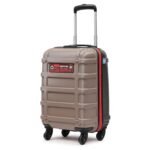 uppercase Cargo 56cm(Small) Cabin Trolley Bag Dual-Tone Spinner Hardsided Luggage Secure Combination Lock Scratch-Proof Surface Mesh ConviPack Suitcase for Men & Women 2000 Days Warranty(Taupe)