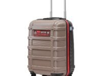 uppercase Cargo 56cm(Small) Cabin Trolley Bag Dual-Tone Spinner Hardsided Luggage Secure Combination Lock Scratch-Proof Surface Mesh ConviPack Suitcase for Men & Women 2000 Days Warranty(Taupe)