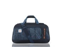 uppercase Topo 55Cm Duffle Bag, 44 Lts, Dust Resistant Travel Bag, Spacious Main Compartment, Adjustable Shoulder Strap, Sustainable Duffle Bag For Women & Men, 1500 Days Warranty (Blue, Polyester)