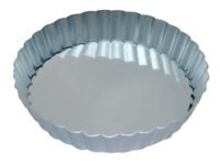10 inch Large Aluminium Round Pie Baking Dish Quiche Pans Loose/Removable Bottom Plate