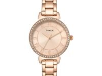 TIMEX Analog Watch for Woman with Round Dial & Water Resistant Women's Wrist Watches