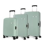 American Tourister Liftoff 3PC Set Polypropylene (PP) Hard 8 Wheels Spinner Luggage 49cms/Suitcase/Trolley Bag for Travel (Sea Blue)