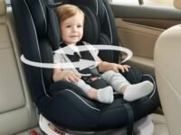 R for Rabbit Jack N Jill Grand ISOFIX Car Seat for Baby 360° Rotatable Convertible Kids Car Seat of 0 to 12 Years Age Comes with 5 Point Safety Harness ECE R44/04 Safety Certified (Pure Black)