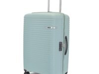 American Tourister Liftoff+ | Large Size Check-in Trolley Bag (79 cm) for Travel | 360° 8 Wheel Travel Luggage | Hard Case Polypropylene (PP) Suitcase | Mounted TSA Lock | Seafoam Blue