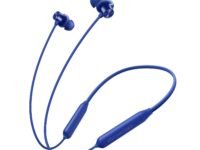 OnePlus Bullets Z2 Bluetooth Wireless in Ear Earphones with Mic, Bombastic Bass - 12.4 Mm Drivers, 10 Mins Charge - 20 Hrs Music, 30 Hrs Battery Life (Beam Blue)