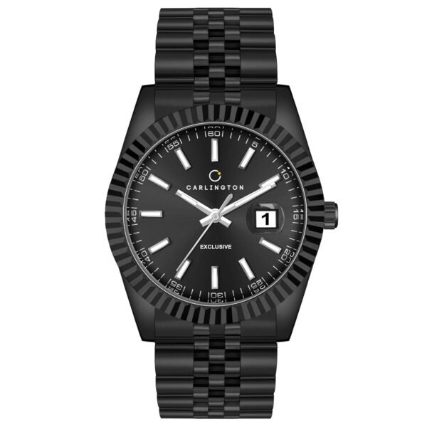 Carlington Analog Men's Watch with Stainless Steel Chain Strap, Multi-Color Dial Options, Premium Gift Watch for Men – Stylish Casual & Formal Wrist Watch - CT 8811