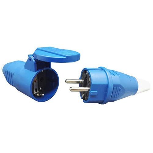 2P Industrial Plug Socket Connector 2 Cores 16A 200~250V IP54 Waterproof Explosion Proof Male Female (Plug & Socket)