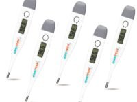 AMBITECH Plastic Phx-01 Digital Thermometer With One Touch Operation For Child And Adult Oral Or Underarm Use |Pack Of 5|Made In India| 1 Year Warranty