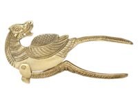 ARTVARKO Brass Yali Nut Supari Cutter/Sudi/Sarota Cracker Akhrot/Walnut Sudi & Adkitta 5 Inch Gold Color 120 Gram