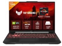 ASUS TUF A16 (2025), AMD Ryzen 7 7445HS, RTX 4050-6GB, 16GB RAM, 512GB SSD, FHD+, 16", 40 cm, Windows 11 Home, M365 Basic(1yr)* Office24, Mecha Gray, 2.2 Kg, FA607NUG-RL136WS, Gaming Laptop