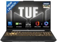 ASUS TUF Gaming F16,Smartchoice,Intel Core 5 Processor 210H,14th Gen Gaming Laptop(RTX 4050-6GB/140WTGP/16GB/512GB/FHD+/16"/144Hz/Win 11/M365 Basic(1Year)*/Office-24/Mecha Gray/2.20 Kg)FX677VU-RL055WS