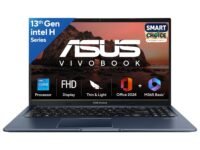 ASUS Vivobook 15, Smartchoice,Intel Core i5 13th Gen 13420H,16GB RAM, 512GB SSD, FHD 15.6",Windows 11, Office Home 2024, Quiet Blue, 1.70 kg, X1502VA-BQ836WS,Intel UHD iGPU, M365 Basic (1Year)* Laptop