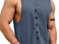AUSK Men Vest || Gym Tshirt for Men || Karma Printed Sleeveless Regular Fit T Shirt for Mens