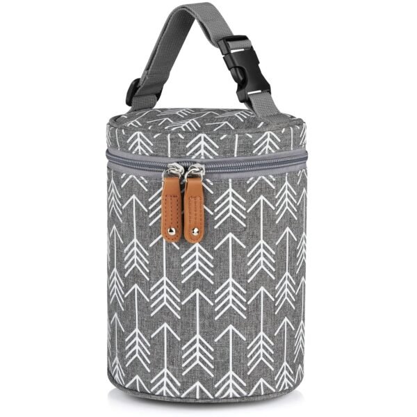Accmor Breastmilk Cooler Bag, Insulated Baby Bottle Cooler Tote Bags, Baby Bottle Warmer Cooler Bag, Baby Bottle Bag Great for Nursing Mom Daycare
