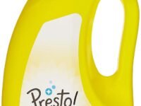 Amazon Brand - Presto! Dishwash Gel Jar | Lemon | 2 Litre | Safe on Hands | Grease Cleaner For All Utensils