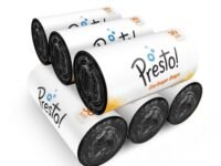 Amazon Brand - Presto! Garbage Bags | Medium | 180 Count | 30 Bags X 6 Rolls | 19 X 21 Inches | For Dry & Wet Waste | Black