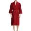 Amazon Brand - Solimo 100% Cotton Unisex Bathrobe, Brick Red, Medium, Set of 1